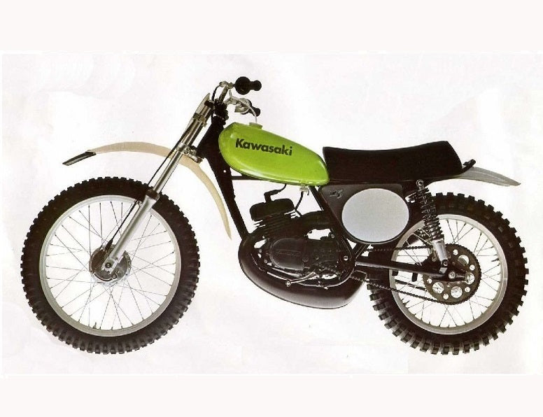 1974-1981 Kawasaki KX125 KX125A Manual de servicio de motocross