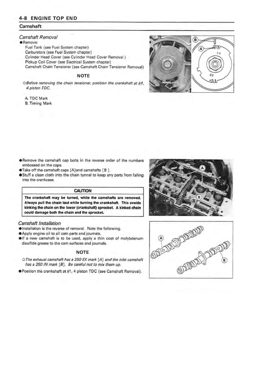 1990-2005 Kawasaki ZZR600 ZX600 Ninja Servicehandbuch