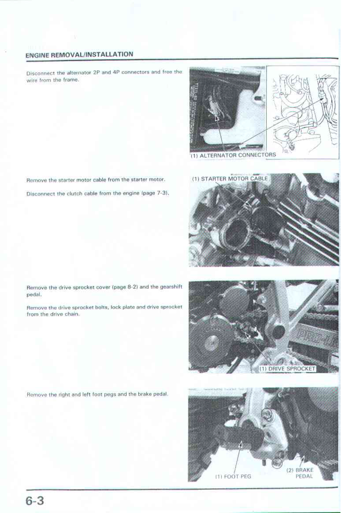 1988-1990 Honda NX250 Dominator Manual