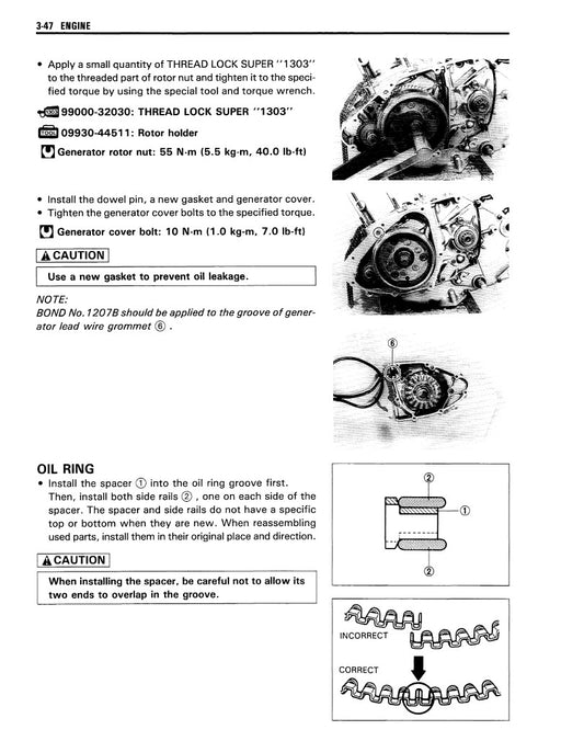 1996-2013 Suzuki DR200SE DR 200 SE Service Manual