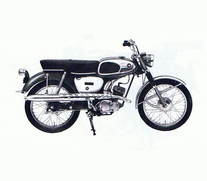 1967-1970 Suzuki K11P 80cc Manual de servicio Challenger