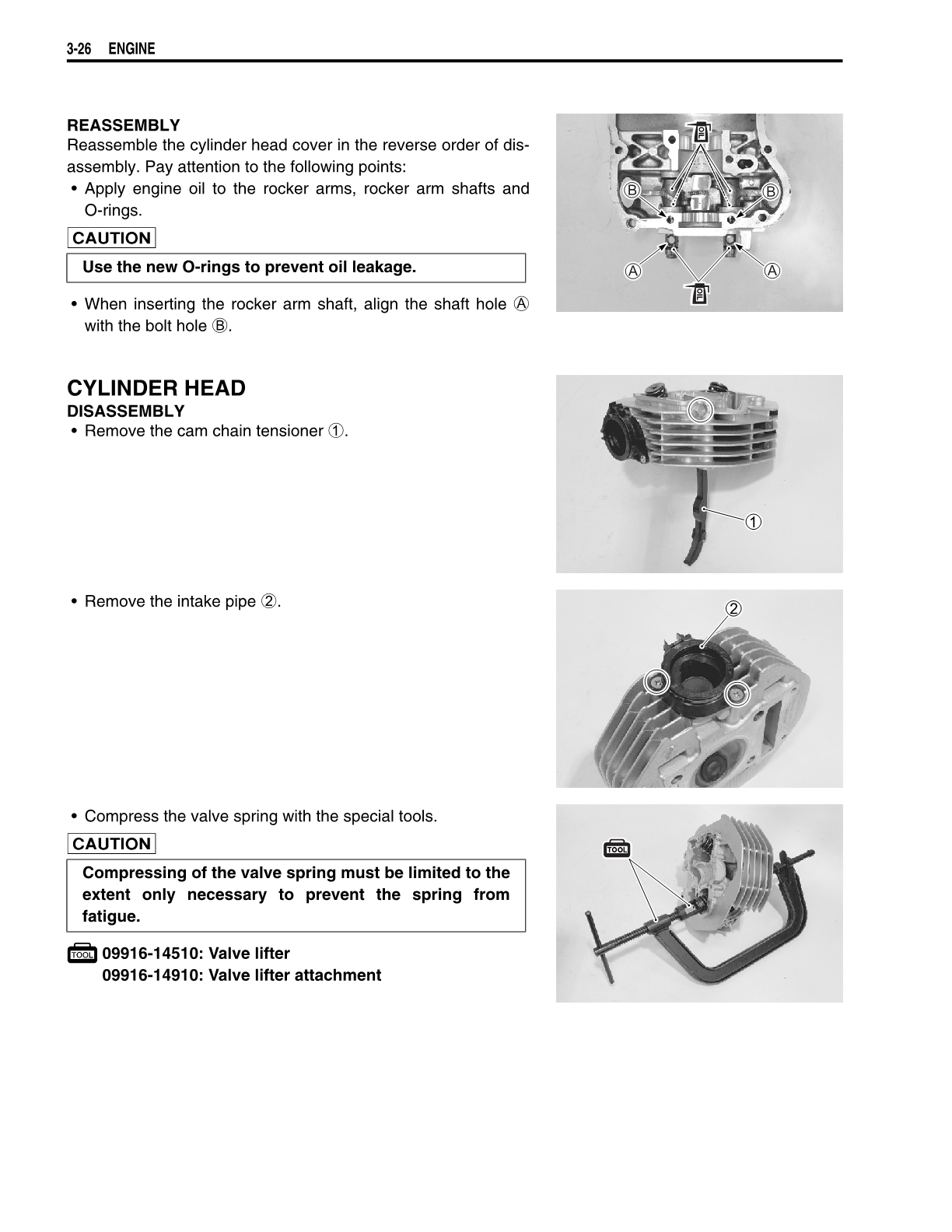 Manual de servicio Suzuki TU250X 2004-2020