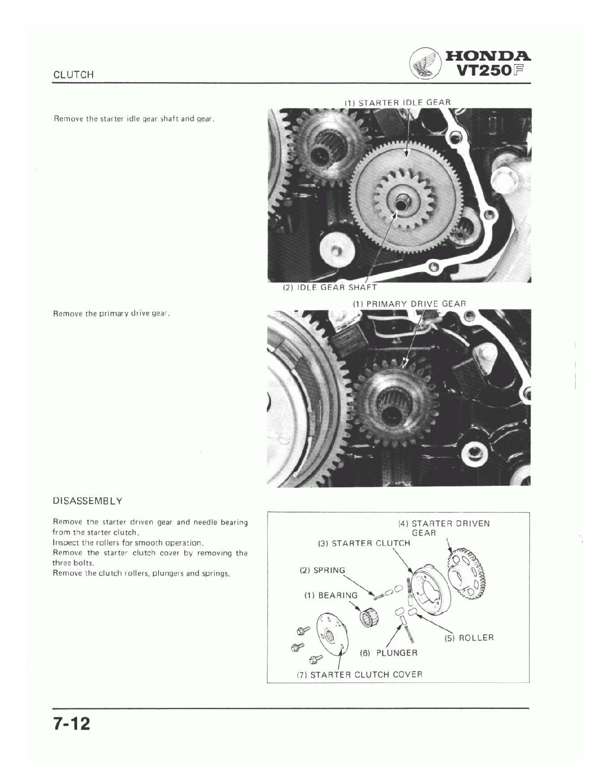 1982-1985 Honda VT250FII VT 250 FII Integra V-Twin Handbuch