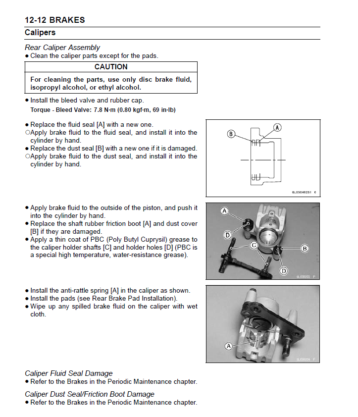 2004-2006 Kawasaki Z750 ZR750 Service Manual