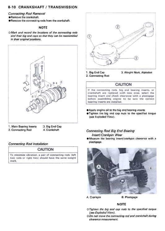 1989-1990 Kawasaki ZXR400 ZXR 400 R 'H' Ninja Servicehandbuch