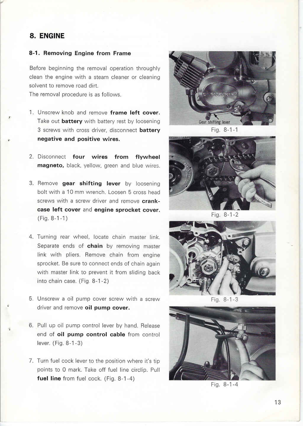 1966-1976 Suzuki A100 Service Manual