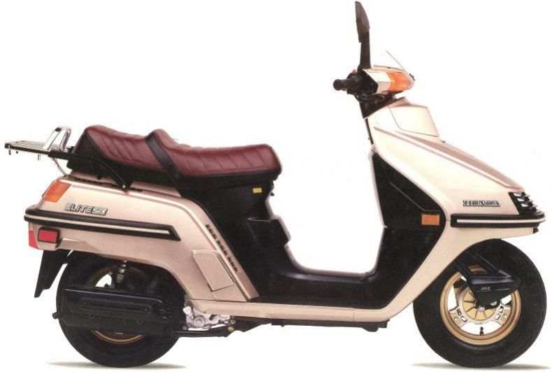 1985-1990 Honda CH250 Chaly Elite Manual de scooter