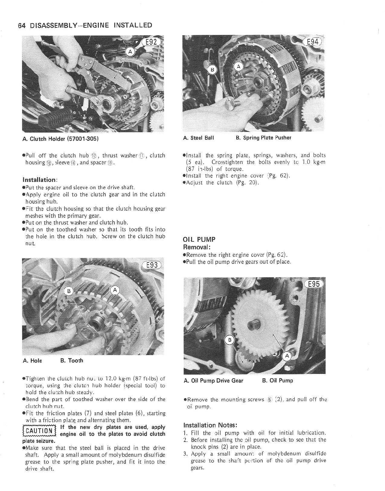 1981-1982 Kawasaki KZ305 CSR Manual de servicio doble